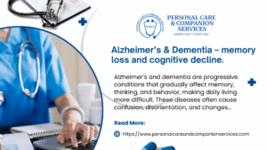 Alzheimer’s & Dementia – memory loss and cognitive decline.
